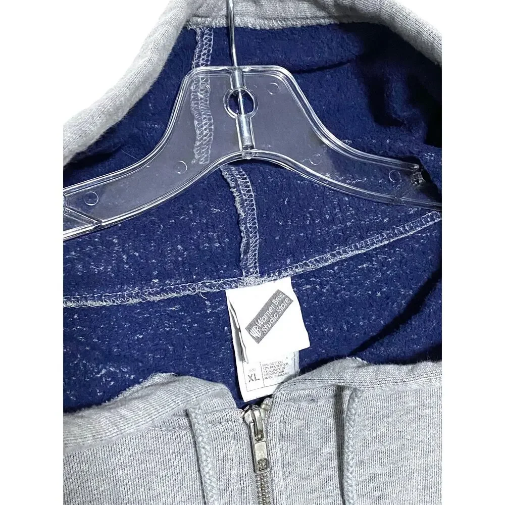 Warner Brothers Studio Store WB Athletic Department Sweatshirt Jacket Mens XL - Picture 6 of 10